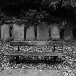 St James Garden - an empty bench - or is it?
